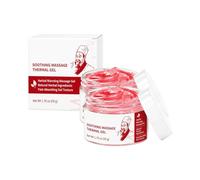 Aoseiens Gel de massage chauffant pour le corps, crème de massage naturelle à base de plantes, crème hydratante raffermissante et lissante, gel de massage profond pour la relaxation, formule non