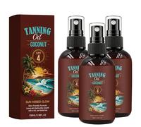 Aoseiens Huile de bronzage pour bronzage intense, spray bronzant pour le corps et le visage pour le soleil en plein air, avec protection solaire, accélérateur de bronzage pour le soleil en plein air