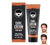 Aoseiens Revolution Hair Curl Cream pour hommes, crème à boucler au bois de santal avec beurre de karité, crème coiffante pour cheveux bouclés, pour souligner, définir et façonner les boucles