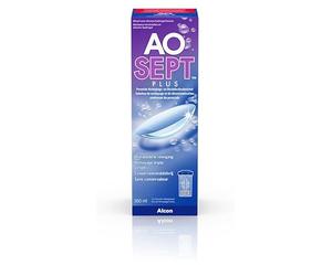 Aosept Plus Solution d'entretien pour lentilles | Bouteille individuelle | 1 x 360 ml