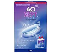 Aosept Plus Solution d'entretien pour lentilles, Emballage double, 2 x 360 ml