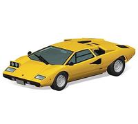 Aoshima Lamborghini Countach LP400 (Yellow Ver.) Maquette à l'échelle 1/32