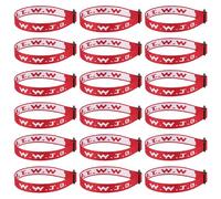 Aospkle Lot de 18 bracelets chrétiens WWJD pour homme et femme, cadeaux Jésus en vrac, bracelets WWJD - Bracelet What Would Jesus Do, Fibre de polyester, Pas de gemme