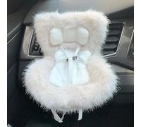 Aosrioylt Siège Auto pour Poupée Labubu, Siège Auto Labubu pour Décoration De Voiture, Siège Auto pour Poupée avec Coussin en Fourrure Douce, Have a Seat Labubu, Siège Auto pour Poupée Bébé(C)