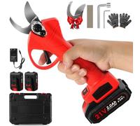 AOSTOK Sécateur Électrique Sans Fil, 30MM Secateur Electrique 4000 mAh, avec 2 Batteries de 2,0Ah, Sécateur de Jardin Antirouille SK5 Avec Verrouillage de Sécurité pour la taille, le jardinage