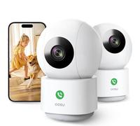 aosu 2K Caméra Intérieure pour Bébé et Animaux, Appel à Une Touche