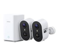 aosu 2K Caméra Surveillance WiFi Extérieure Intérieur sans Fil, PIR + IA
