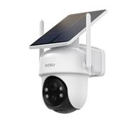 aosu 2K Camera Surveillance WiFi Exterieure sans Fil, Caméra Additionnelle, Étendez Votre Système, Nécessite Une Home Station (Pas d’Utilisation Autonome) Une Base Peut Connecter Jusqu’à 4 Caméras