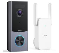 aosu 3K Sonnette sans Fil avec Caméra Etanche avec Pile Radar PIR détection