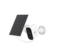 aosu Caméra de surveillance solaire extérieure de rechange pour aosuBase | Caméra de surveillance sans fil non utilisable individuellement - WiFi PIR - Détecteur de mouvement - Lumière - Alarme sonore