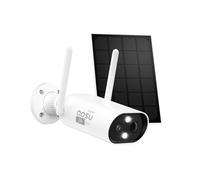Aosu Caméra WiFi Extérieure sans Fil Alimentée par Batterie 2K, Caméra de Surveillance 3MP avec Panneau Solaire, Détection AI, Sirène, Audio Bidirectionnel, Étanche, Vision Nocturne