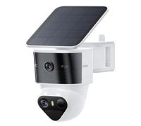 aosu T2 Pro 3K Camera Surveillance WiFi Exterieure sans Fil, 5MP Double Caméra 360° PTZ + 170° Grand-Angle sans Angle Mort, Suivi Auto AI Détection Personne Voiture Animal, Vision Nocturne Couleur