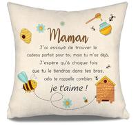 Aosumin Maman J’AI essayé de trouver Le Cadeau Parfait pour toi mais tu m’as déjà Housses de Coussin pour Maman de Fille Fils Drôle de Cadeau Anniversaire Fête des Mères Cadeau de Noël (Maman-a)