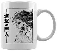 AOT Titan Anime Attaque Shingeki En hurlant Tasse en Céramique Blanche De Bureau Tasse Thé Café à La Maison Ceramic White Mug