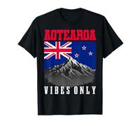 Aotearoa Vibes Only Drapeau de la Nouvelle-Zélande T-Shirt