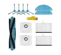 aotengou Accessoires pour Conga 8290 Immortal Ultra Power Home Genesis/Home X-Treme / 7490 Immortal Home X-Treme Robot Aspirateur 1 Brosse principale, 2 Filtres, 4 Brosses latérales, Chiffons, Sacs