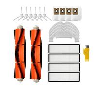 aotengou Kit d'accessoires de Rechange pour aspirateur Robot Dreame Bot Z10 Pro D10 Plus L10 Plus 20 Packs 2 brosses principales, 4 filtres, 6 brosses latérales, 4 Chiffons de vadrouille, 4 Sacs