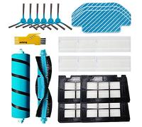 aotengou Kit d'accessoires de rechange pour Cecotec Conga 7090 IA 6090 Ultra 6490 5490 5090 Robot aspirateur 21 paquets de brosse principale, filtre, brosse latérale et chiffon de nettoyage