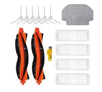 aotengou Kit d'accessoires de Rechange pour Robot aspirateur Xiaomi Mi Robot 2S / Vacuum-Mop P/Robot Vacuum S12 2 brosses principales & 4 filtres & 6 brosses latérales & 3 vadrouilles
