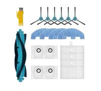 aotengou Kit d'accessoires pour Conga 2499 Ultra Home Advanced Conga 2499 Ultra X-Treme Robot Aspirateur 19 Packs 1 Brosse principale, 4 Filtres, 6 Brosses latérales, 4 Serpillières, 4 Sacs