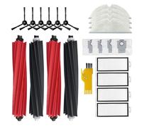 aotengou Kit d'accessoires pour roborock q8 max q8 max+ q5 pro q5 pro+ Robot Aspirateur 22 Packs 2 jeux de brosses principales, 4 filtres, 6 brosses latérales, 4 serpillières, 4 sacs
