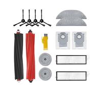 aotengou Kit d'accessoires pour roborock S8 MaxV Ultra Robot Aspirateur Pièces de Rechange 14 Paquets 1 Jeu de brosses roulantes, 2 filtres, 4 brosses latérales, 4 serpillières, 2 Sacs à poussière