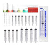 Aotfusd 20pcs Seringues a Aiguilles éMoussées, Différentes Tailles, 1 Ml, 3 Ml, 5 Ml, 10 Ml, 20 Ml Pour Remplir Et Mesurer Des Liquides, Laboratoires Scientifiques, Arrosage Des Plantes