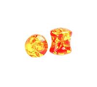 Aotiwe 2 Pièces Ear Plug Tunnel, Kit Piercing Oreille Style Punk avec Bouchons Plastique