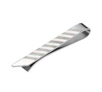 Aotiwe Pince Cravate Luxe, Pince Cravate Slim Homme Miroir Mince Mince Cravate Maigre Cravate Fermoir Argent Acier Inoxydable