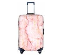 Aotmany Housse de bagage de voyage avec fermeture éclair dissimulée pour valise à roulettes de 45,7 à 11650 cm, peinture à l'huile abstraite, Marbre abstrait., S (18-21 inch suitcase)