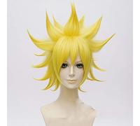 Aotu monde dieu godrose Rose doré court Cosplay perruque résistant à la chaleur cheveux synthétiques Halloween fête Costume perruques