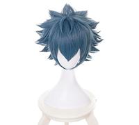 Aotu monde Ray Mix gris bleu court homme perruque Cosplay Anime style cheveux synthétiques Halloween Costume jeu jouer perruques KUQX1938 A