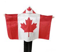 Aotusoa 150 x 90 cm - Drapeau national - Poncho avec capuche et manches à enfiler - Pour compétitions internationales - Coupe du monde 2026 - Football - Événements sportifs - Tournois - Jeux