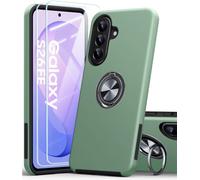 AOUIA Coque de protection pour Samsung Galaxy S26 FE avec 2 pièces en verre blindé