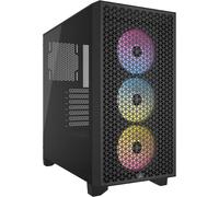 AOUL-3000D Rgb Airflow Boîtier Pc Mid-Tower-3X Ar120 Rgb Fans-Support Gpu Trois Emplacements-Convient À 8X Ventilateurs 120Mm-Design High-Airflow-Noir