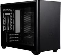 AOUL-Masterbox Nr200P Boîtier D'Ordinateur Mini Tour Itx, Panneau En Verre Trempé, Plusieurs Options De Refroidissement, Affichage Gpu Vertical, Accessible À 360 Degrés Sans Outil, Noir