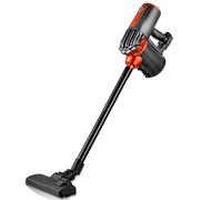 Aoun Aspirateur silencieux filaire léger, 18 000 Pa, aspiration verticale puissante avec filtre HEPA, 600 W, nettoyeurs ménagers pour poils d'animaux, bois dur, tapis, noir, (AN-401)