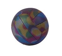 Aoun Sports Ballons De Volleyball pour Intérieur Et Extérieur, Taille Officielle 5 Ballon Lumineux Beach Volleyball Doux Et Imperméable pour Jeux De Plage, Gym, Entraînement, Piscine (Coloré)