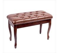 Aouoeeo Tabouret Piano, Banquette Piano Banc, Tabouret de Piano, Coiffeuse, Banc de Piano avec Compartiment de Rangement, Piano Confortable Duo
