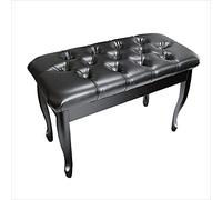 Aouoeeo Tabouret Piano, Banquette Piano Banc, Tabouret de Piano, Coiffeuse, Banc de Piano avec Compartiment de Rangement, Piano Confortable Duo