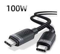 Aour-Rocoren 240w Type-C Vers Câble De Données Usbc Pd3.1 Charge Rapide 100w Type C Cordon Charge Rapide Pour Macbook Iphone 16 Samsung 1m100w