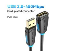 AOUR-Vention USB 3.0 rallonge de câble USB 3.0 2.0 rallonge de câble USB rapide pour PC Smart TV Xbox one SSD USB Extension Cable-0.5m