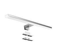 Aourow Lampe de Miroir à LED,Lampe de Miroir de Salle de Bain 10W 820lm 40cm Blanc Neutre 4000K,IP44 230V,3 in 1 Eclairage Armoire à LED en Acier Allié au Chrome-Nickel,Longueur de Produit:400 mm