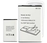 Aousavo AK-RL2 Batterie de rechange compatible avec Emporia Talk Comfort/Emporia Essence Plus
