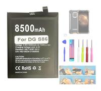 Aousavo BAT20ZN1308500 S86 Batterie de rechange compatible avec téléphone portable Doogee S86/S86 Pro 8500 mAh