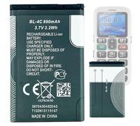 Aousavo Batterie de rechange BL-4C compatible avec Brondi Amico SEMPLICE+ NO. : W2