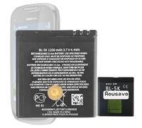 Aousavo Batterie de rechange BL-5K compatible avec Nokia N85 N86 C7 C7-00