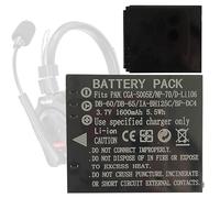Aousavo Batterie de rechange CGA-S005E DB-60 compatible avec Rollei XTALK Intercom Headsets batterie