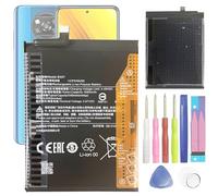 Aousavo BN57 ersatz akku Kompatibel mit Poco X3 NFC M2007J20CG, M2007J20CT mit Free Toolkit