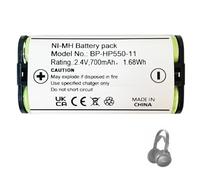 Aousavo BP-HP550-11 Batterie de rechange compatible avec Sony MDR-RF811RK, MDR-RF855RK, MDR-RF810R, MDR-RF811R, MDR-RF4000, MDR-IF245RK, MDR-PF970RK Casque sans fil Bluetooth